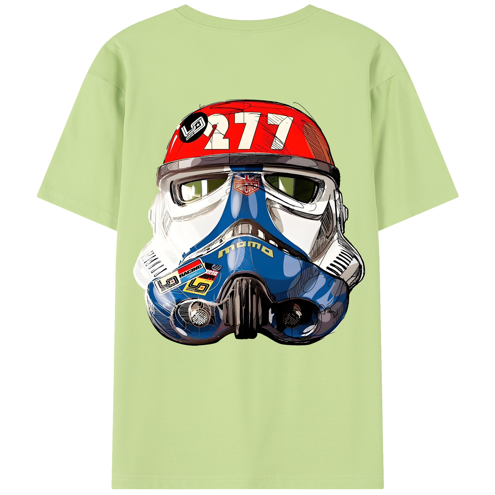 （画像用） スター・ウォーズ Star Wars 綿100％半袖Tシャツ（背面プリント）